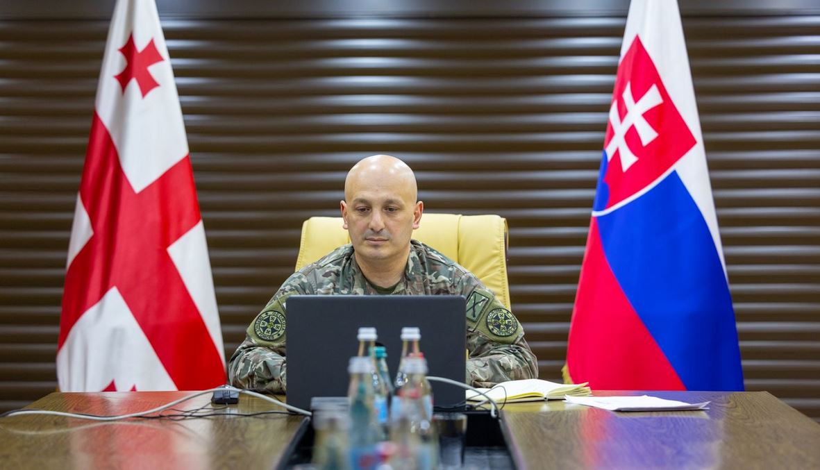 ბრიგადის გენერალმა, ირაკლი ჭიჭინაძემ სლოვაკ კოლეგასთან თანამშრომლობის საკითხები განიხილა