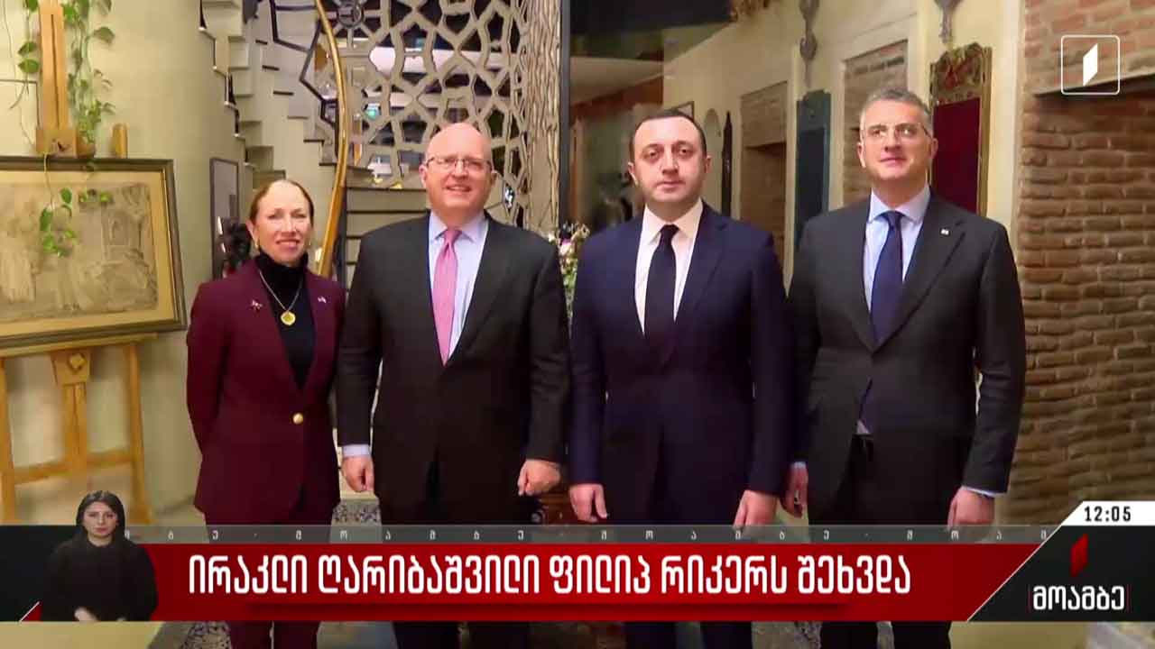 ირაკლი ღარიბაშვილი ფილიპ რიკერს შეხვდა