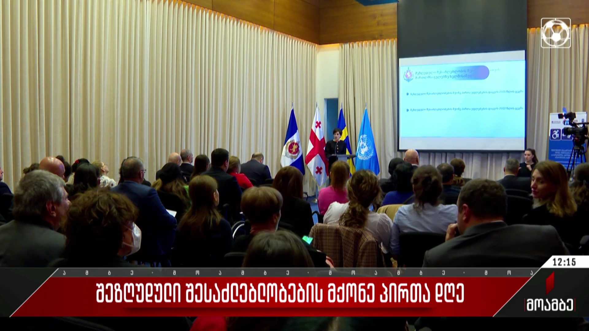  შეზღუდული შესაძლებლობების მქონე პირთა დღე