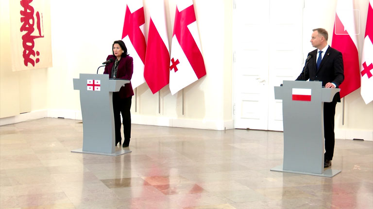 საქართველოს პრეზიდენტის ვიზიტი პოლონეთში