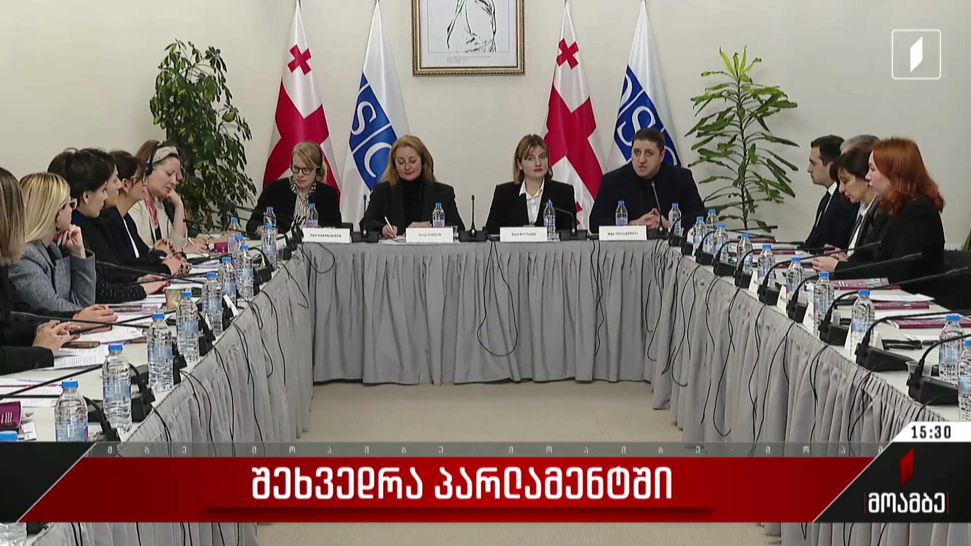 შეხვედრა პარლამენტში