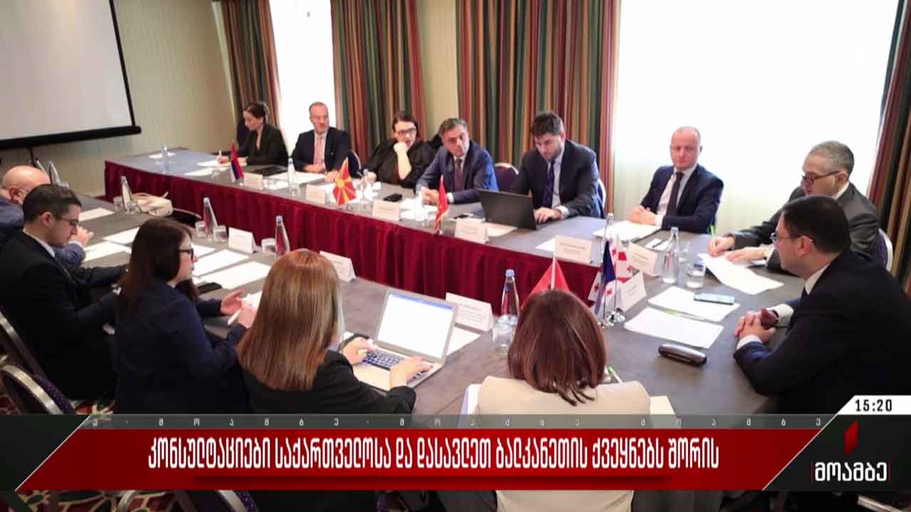 კონსულტაციები საქართველოსა და დასავლეთ ბალკანეთის ქვეყნებს შორის