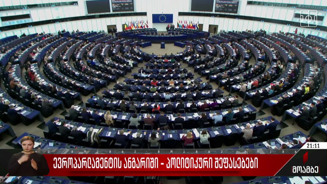 ევროპარლამენტის ანგარიში - პოლიტიკური შეფასებები