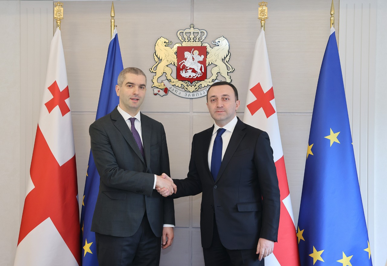 ირაკლი ღარიბაშვილი არგენტინაში საქართველოს ახლად დანიშნულ ელჩს, გვარამ ხანდამიშვილს შეხვდა