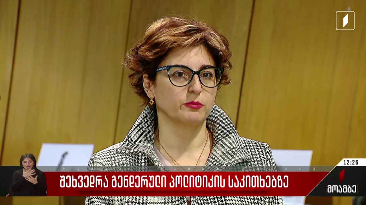 შეხვედრა გენდერული პოლიტიკის საკითხებზე