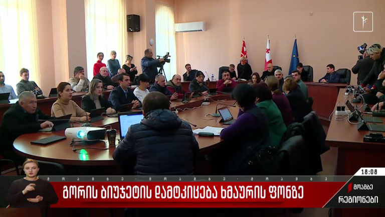 გორის ბიუჯეტის დამტკიცება ხმაურის ფონზე