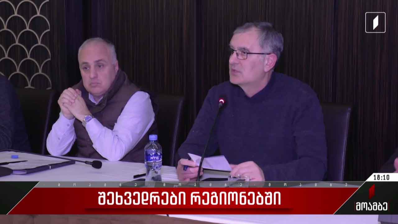 შეხვედრები რეგიონებში