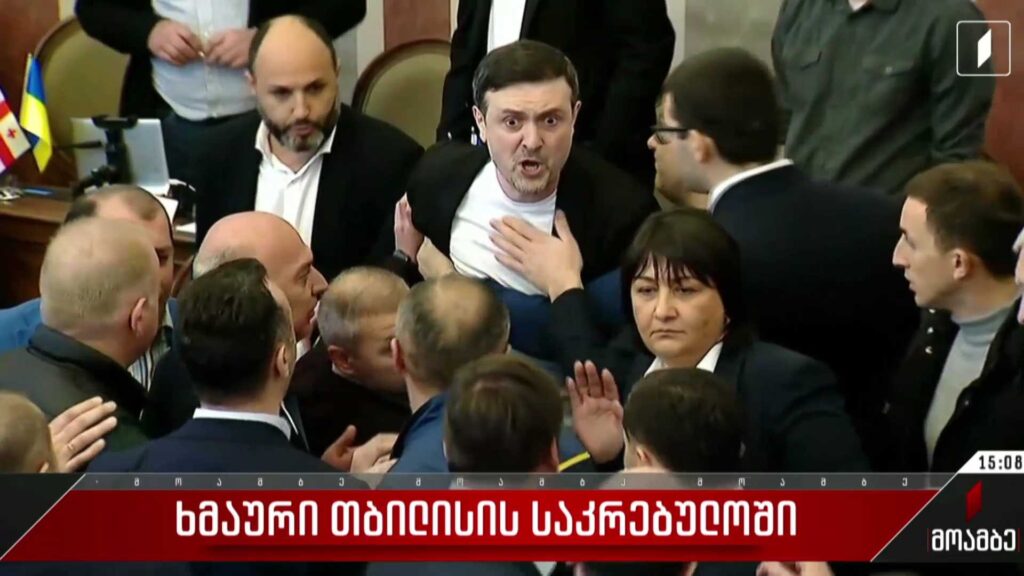 ხმაური თბილისის საკრებულოში