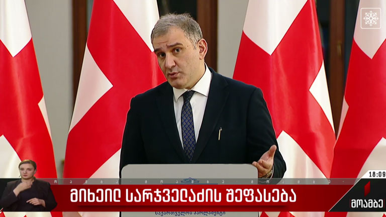 მიხეილ სარჯველაძის შეფასება