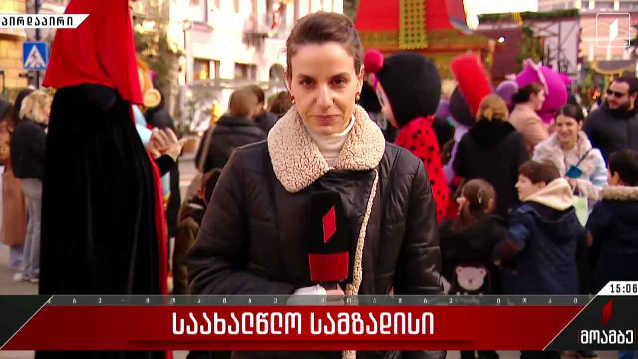 საახალწლო სამზადისი დედაქალაქში