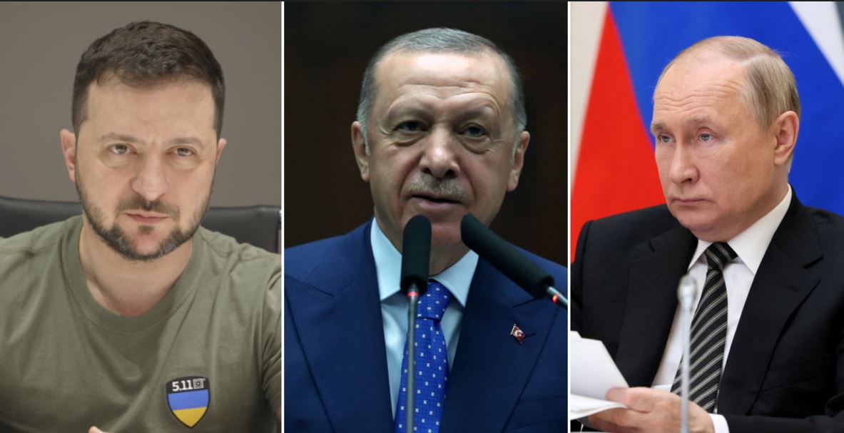 თურქეთის ომბუდსმენი აცხადებს, რომ რეჯეფ თაიფ ერდოღანი ვოლოდიმირ ზელენსკისა და ვლადიმერ პუტინთან ჰუმანიტარული დერეფნის შექმნის შესახებ ისაუბრებს