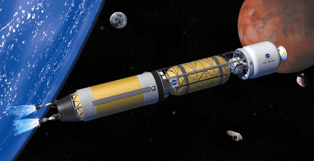 NASA მუშაობს ბირთვულ რაკეტაზე, რომელიც მარსზე 45 დღეში ჩავა — #1tvმეცნიერება