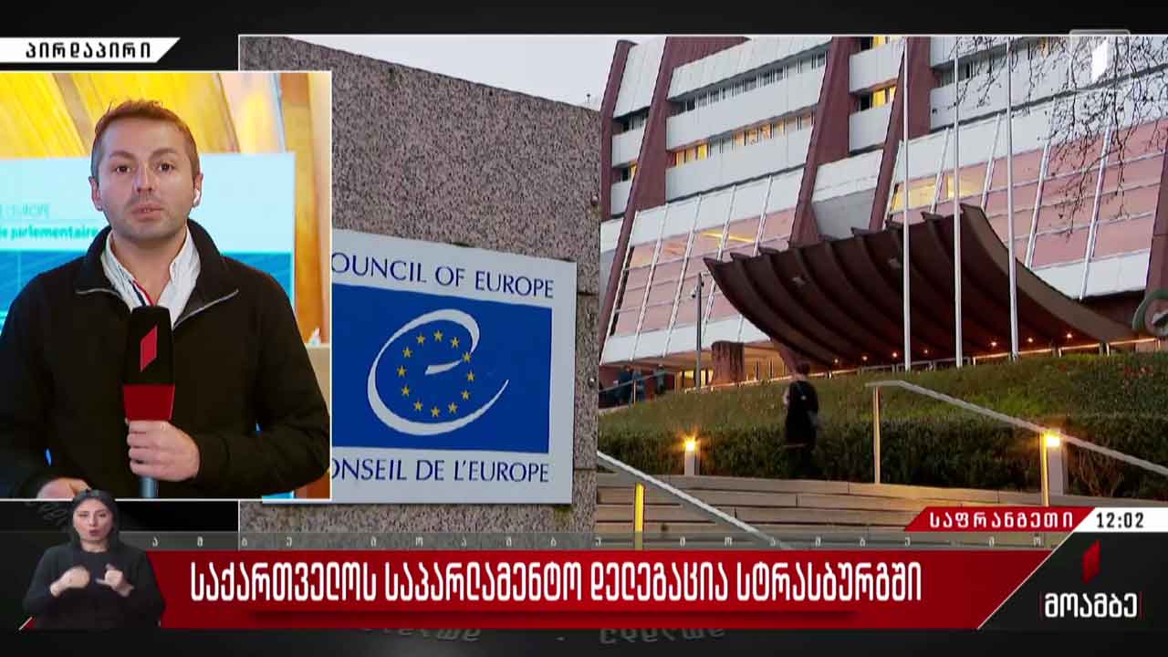 საქართველოს საპარლამენტო დელეგაცია სტრასბურგში