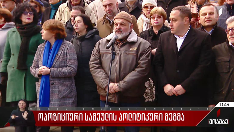 ოპოზიციური სამეულის პოლიტიკური გეგმა