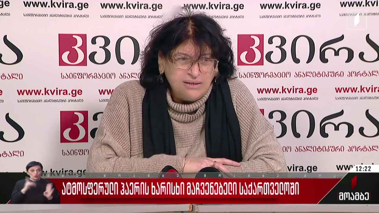 ატმოსფერული ჰაერის ხარისხის მაჩვენებელი საქართველოში
