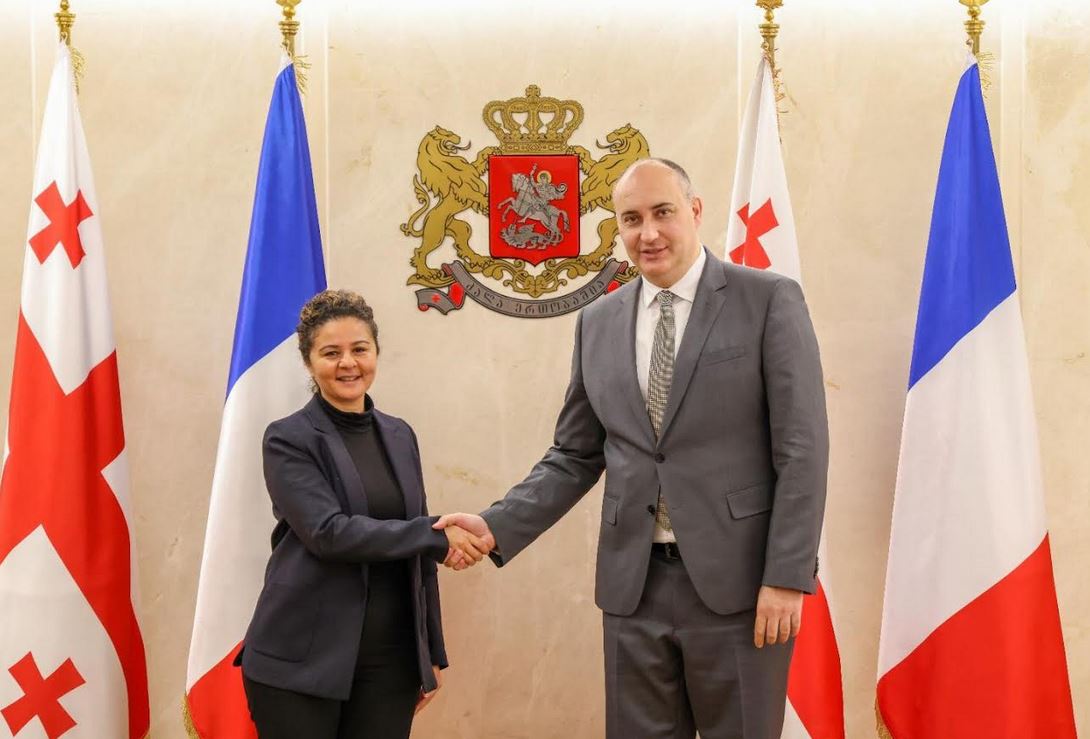 ჯუანშერ ბურჭულაძე საფრანგეთის ელჩს შეხვდა