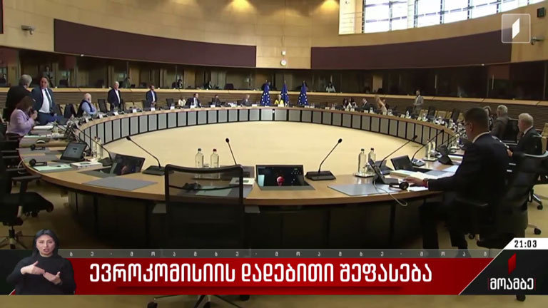 ევროკომისიის დადებითი შეფასება 