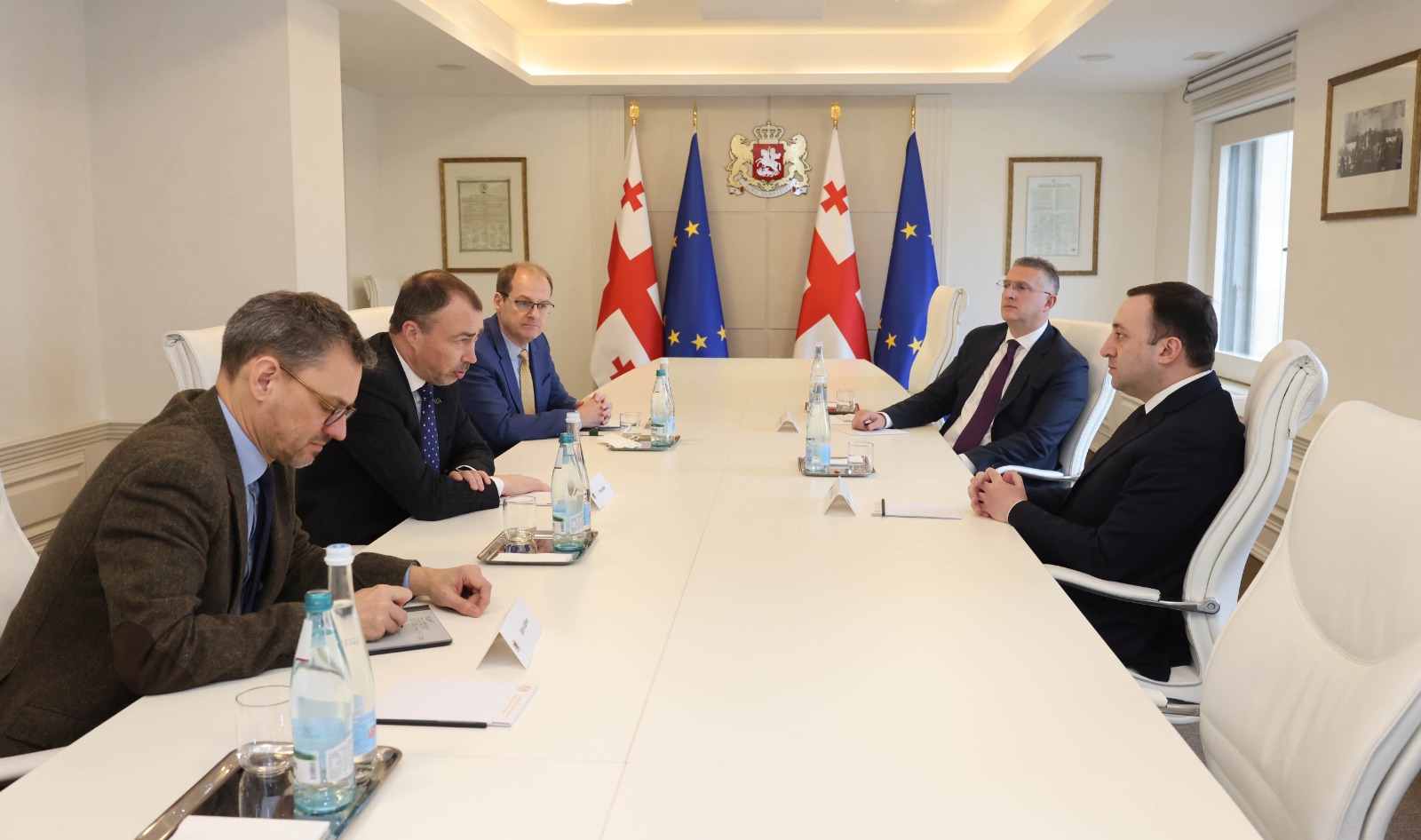 ირაკლი ღარიბაშვილმა ტოივო კლაართან საქართველოს ოკუპირებულ ტერიტორიებზე არსებული ვითარება განიხილა