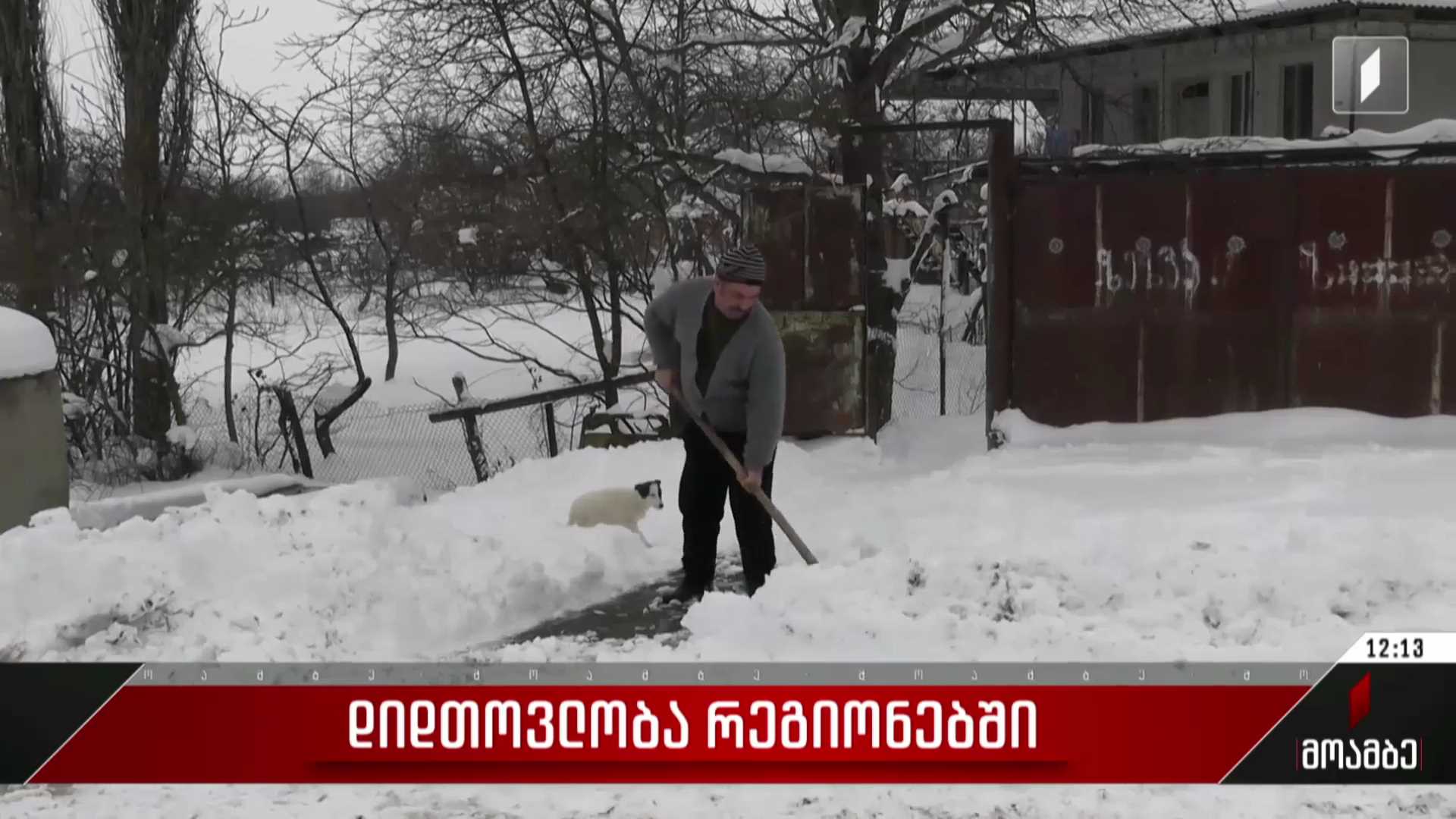 დიდთოვლობა შიდა ქართლში