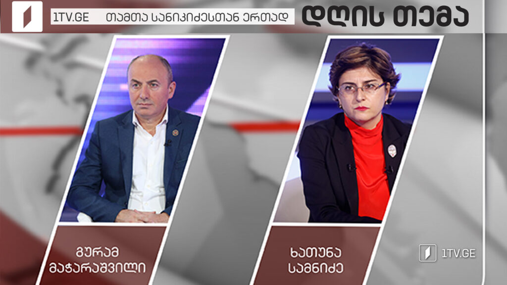 „ხალხის ძალის“ სადავო საკანონმდებლო ინიციატივა – გურამ მაჭარაშვილი / ხათუნა სამნიძე #დღისთემა თამთა სანიკიძესთან ერთად #LIVE