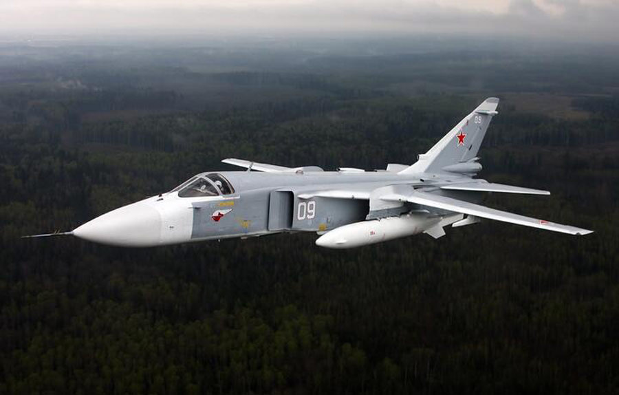 რუსეთში, უკრაინის საზღვართან, ბელგოროდის ოლქში სამხედრო თვითმფრინავი „სუ-25“ ჩამოვარდა