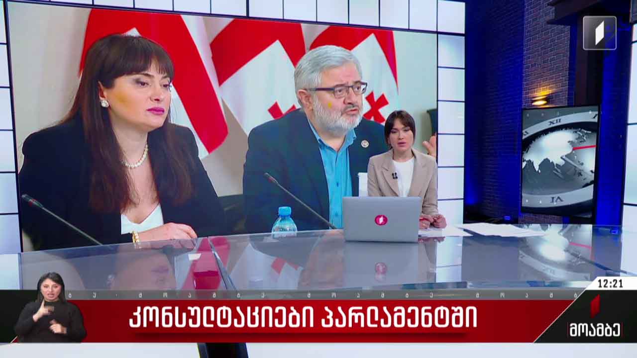 კონსულტაციები პარლამენტში