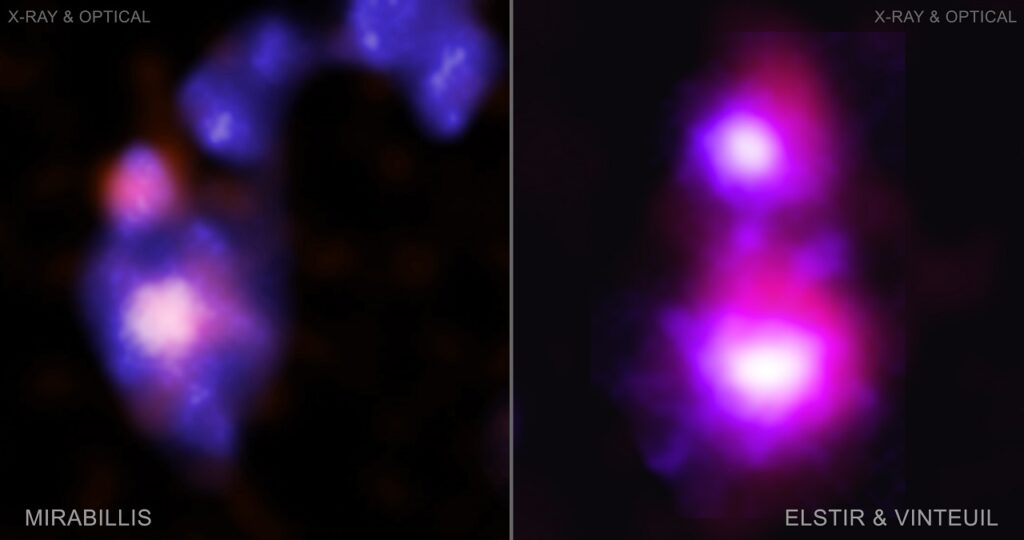 ჯუჯა გალაქტიკებში აღმოჩენილია ერთმანეთთან შეჯახების გზაზე მყოფი შავი ხვრელები – პირველად ისტორიაში #1tvმეცნიერება