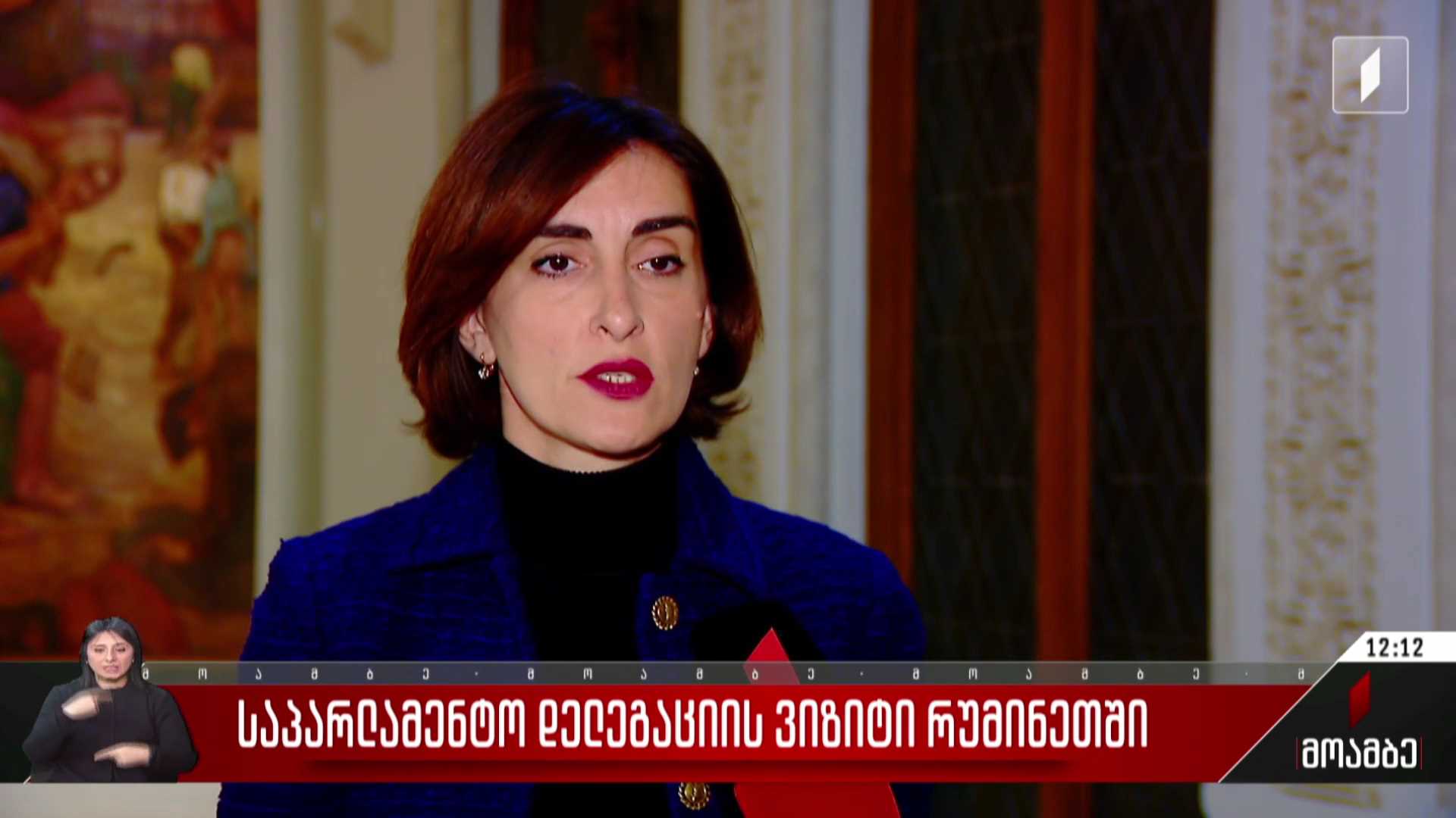 საპარლამენტო დელეგაციის ვიზიტი რუმინეთში