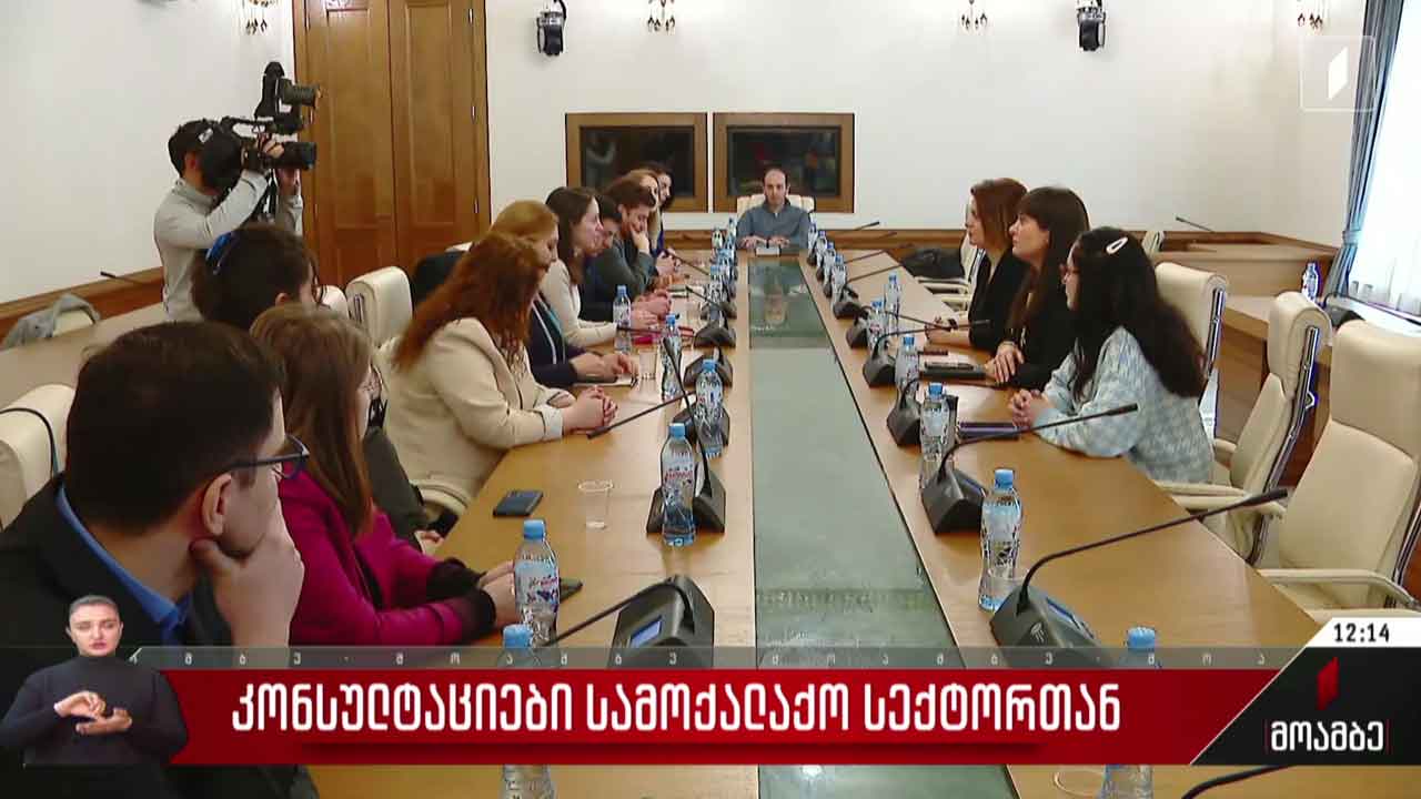 კონსულტაციები სამოქალაქო სექტორთან