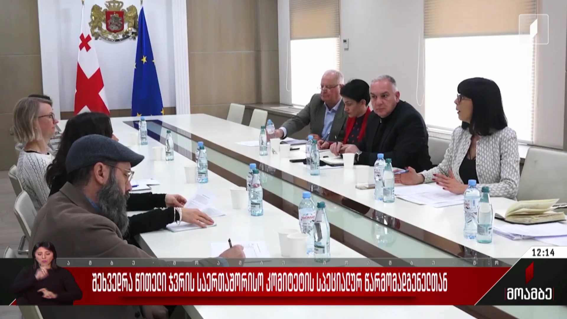 შეხვედრა წითელი ჯვრის საერთაშორისო კომიტეტის სპეციალურ წარმომადგენელთან
