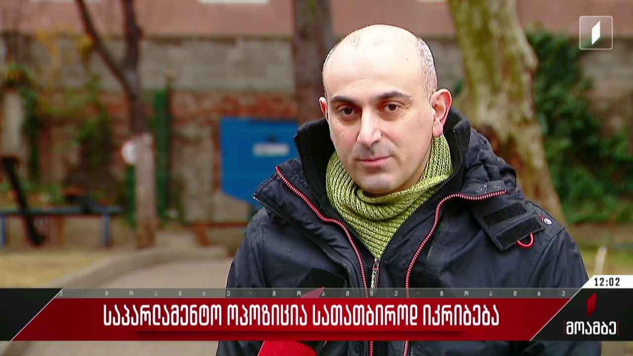 საპარლამენტო ოპოზიცია სათათბიროდ იკრიბება