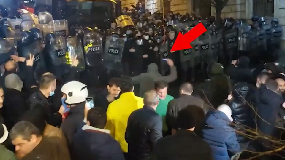 შინაგან საქმეთა სამინისტრო გუშინდელ აქციასთან დაკავშირებით ვიდეომასალას ავრცელებს