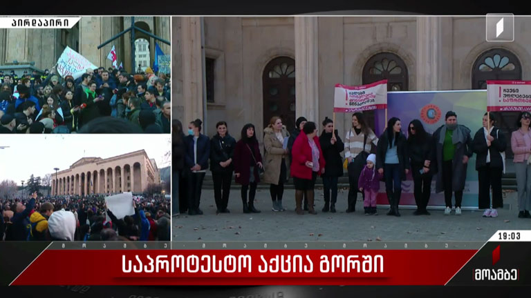 საპროტესტო აქცია გორში