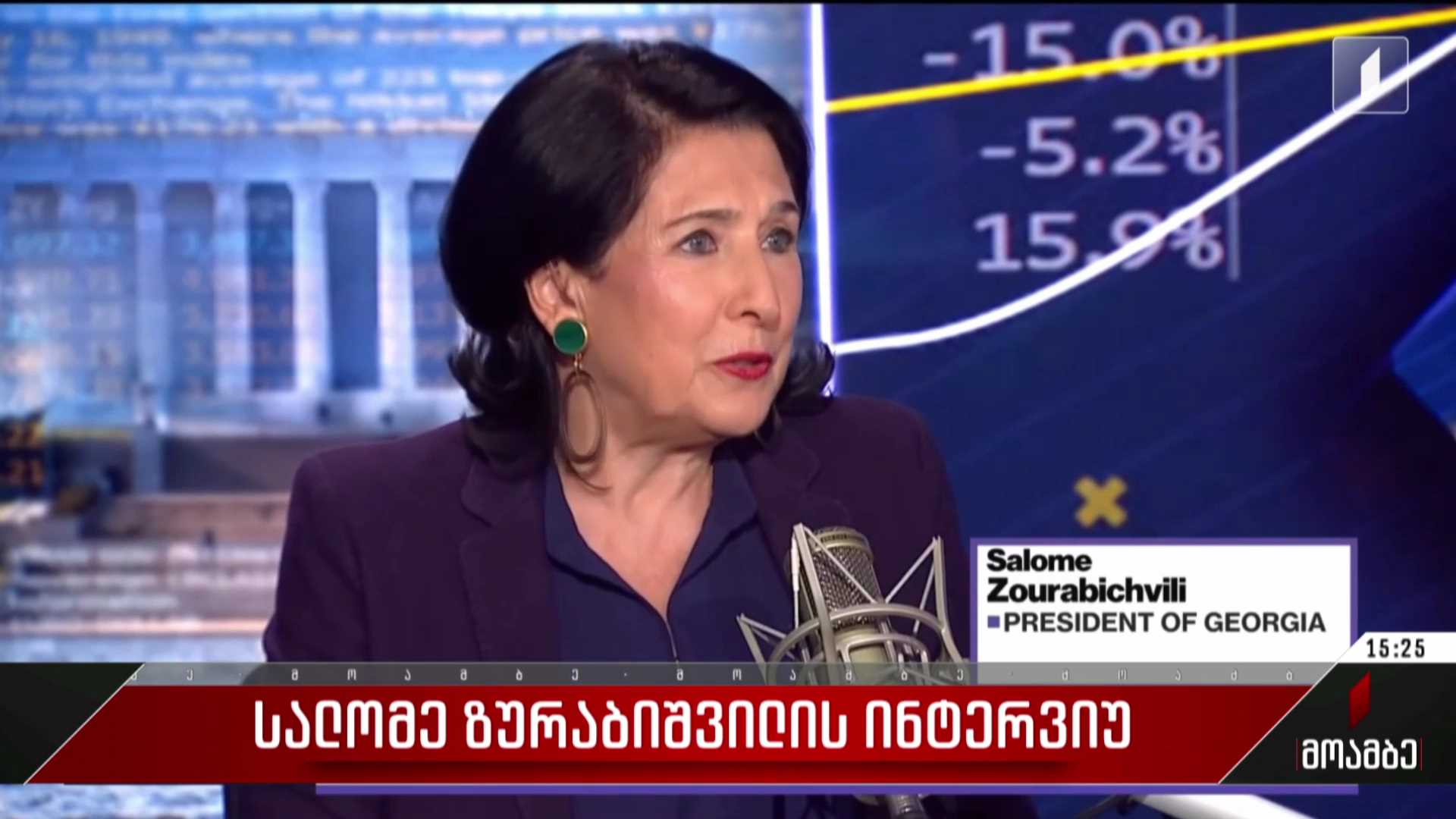 სალომე ზურაბიშვილის ინტერვიუ