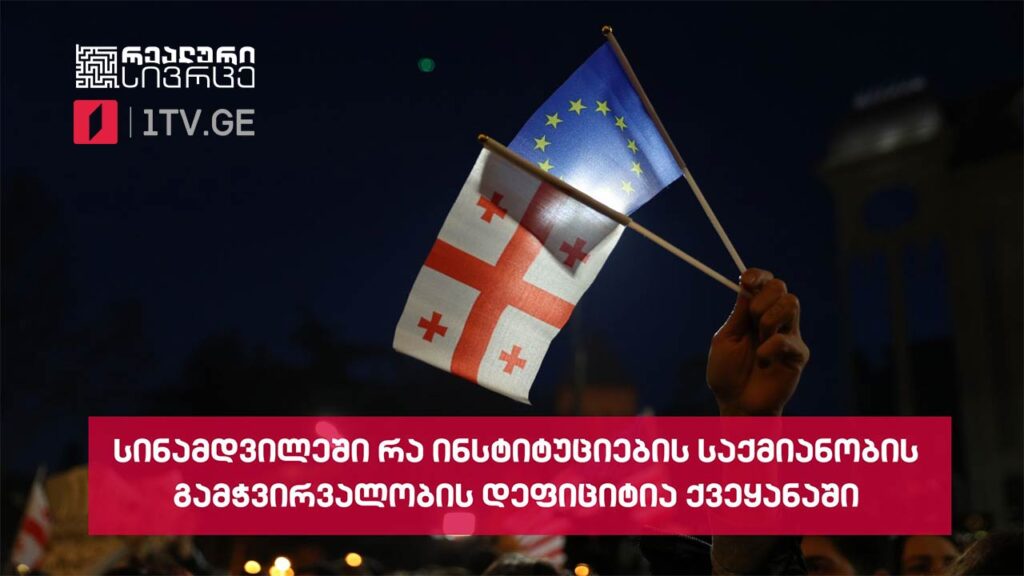 რეალური სივრცე – სინამდვილეში რა ინსტიტუციების საქმიანობის გამჭვირვალობის დეფიციტია ქვეყანაში #LIVE