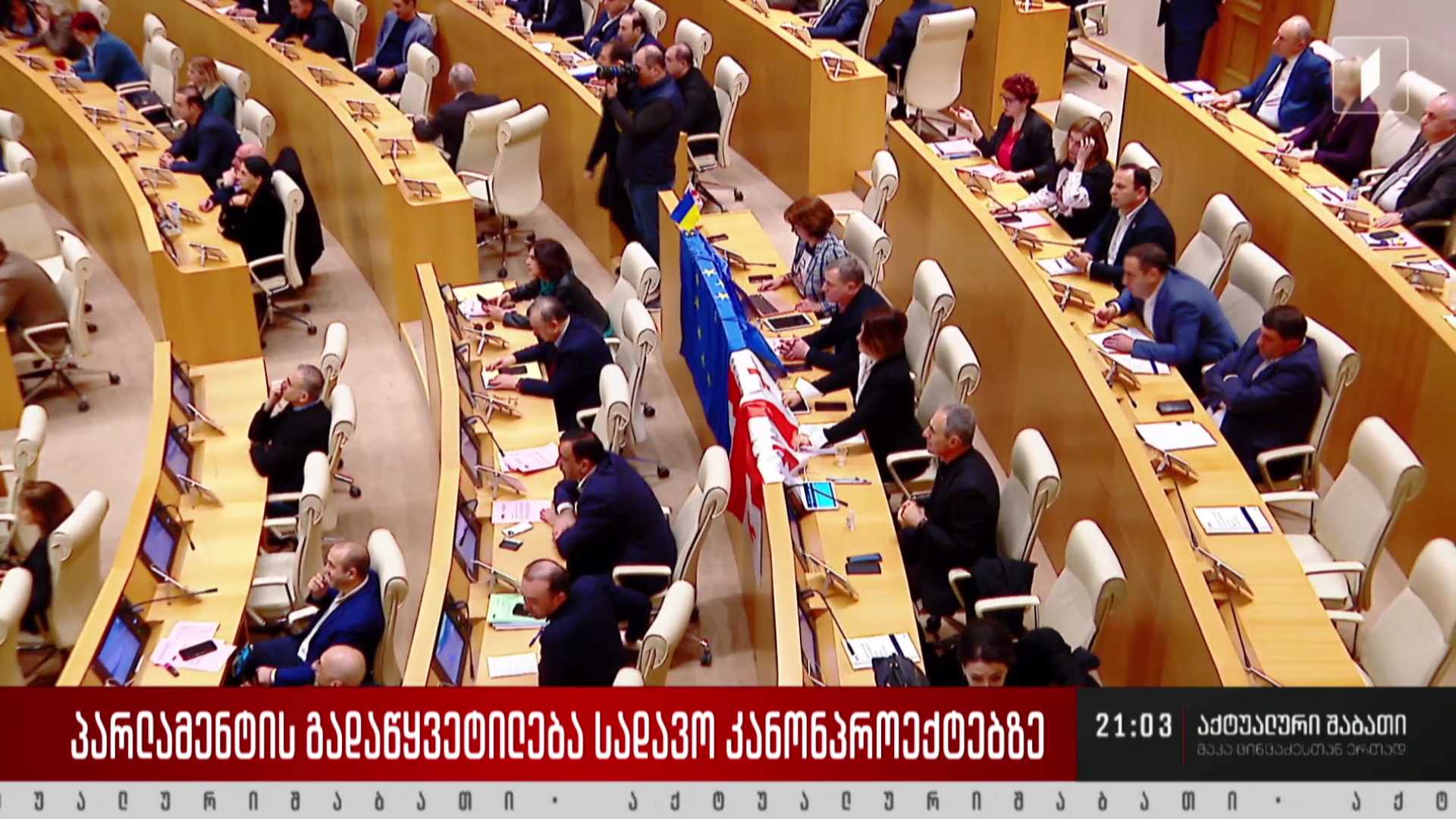 პარლამენტის გადაწყვეტილება სადავო კანონპროექტზე