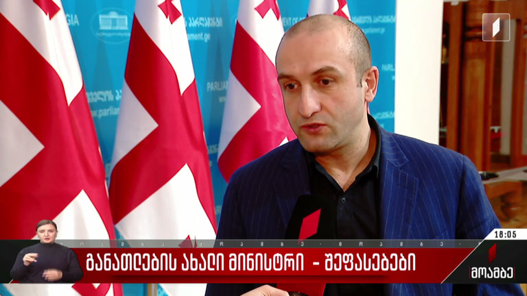 განათლების ახალი მინისტრი - შეფასებები