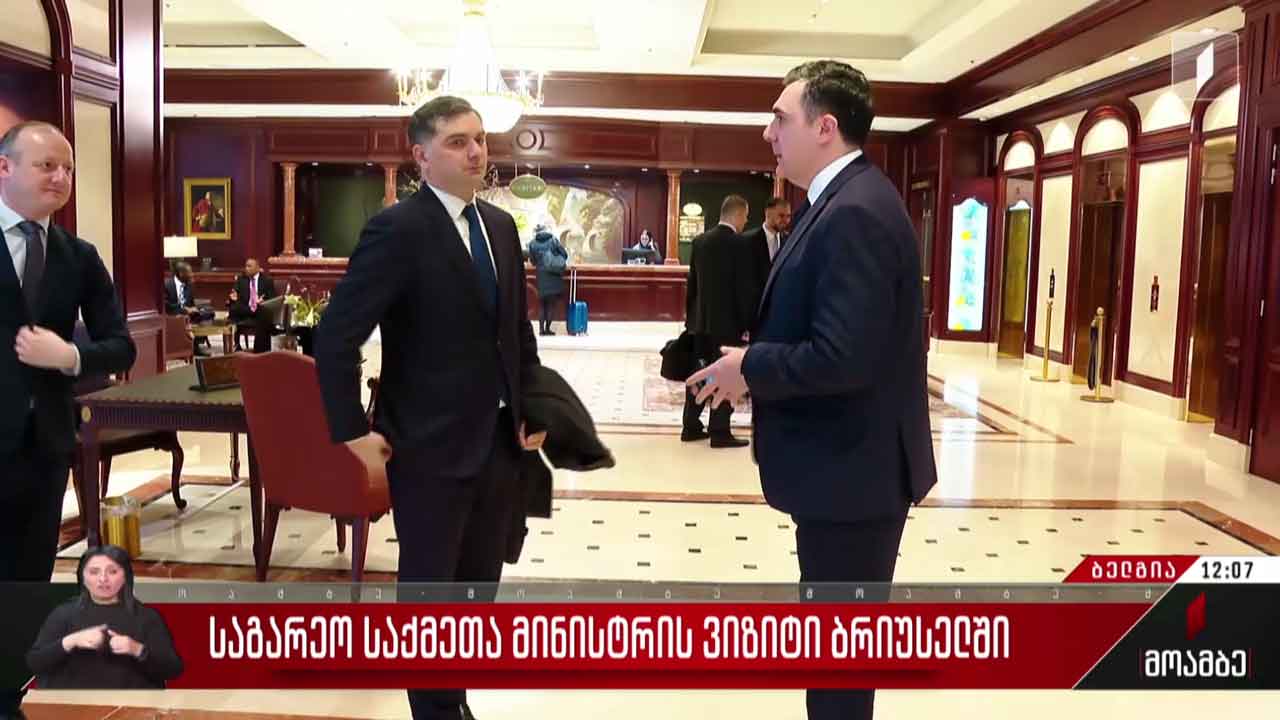 საგარეო საქმეთა მინისტრის ვიზიტი ბრიუსელში