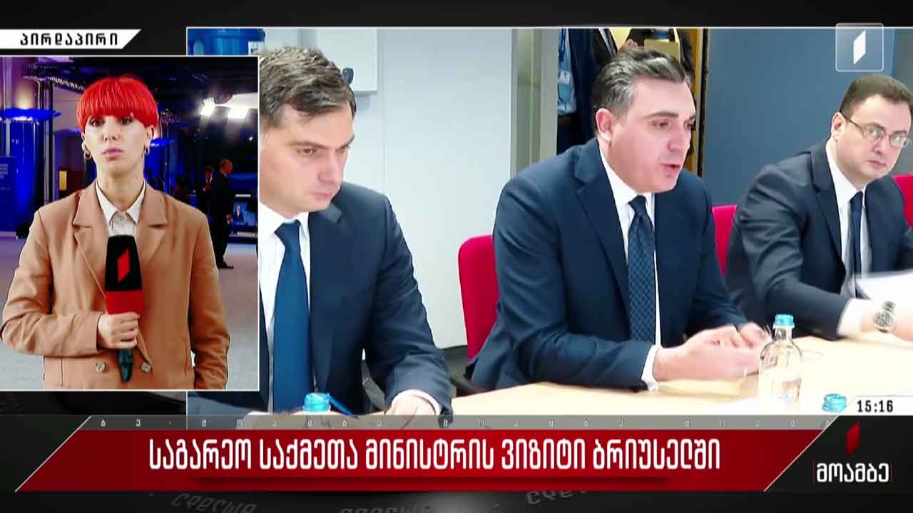 საქართველოს საგარეო საქმეთა მინისტრის ვიზიტი ბრიუსელში
