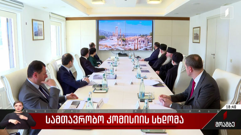 სამთავრობო კომისიის სხდომა