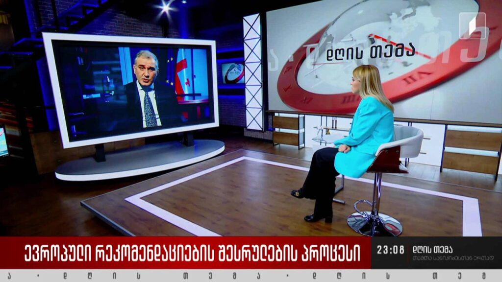 ოპოზიციის სამოქმედო გეგმა და ევროპული რეკომენდაციების შესრულების პროცესი – ინტერვიუ მიხეილ სარჯველაძესთან #დღისთემა