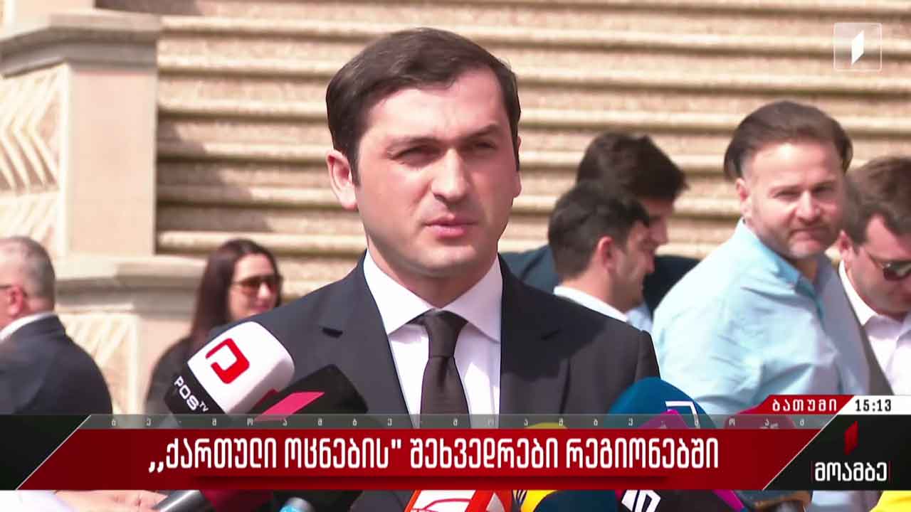 „ქართული ოცნების“ შეხვედრები რეგიონებში