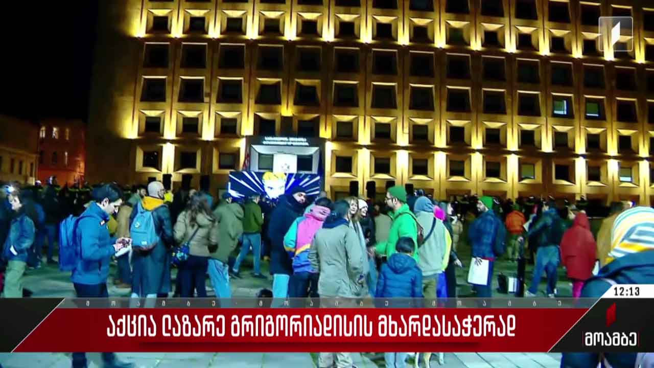 ლაზარე გრიგორიადისის მხარდასაჭერი აქცია გაიმართა