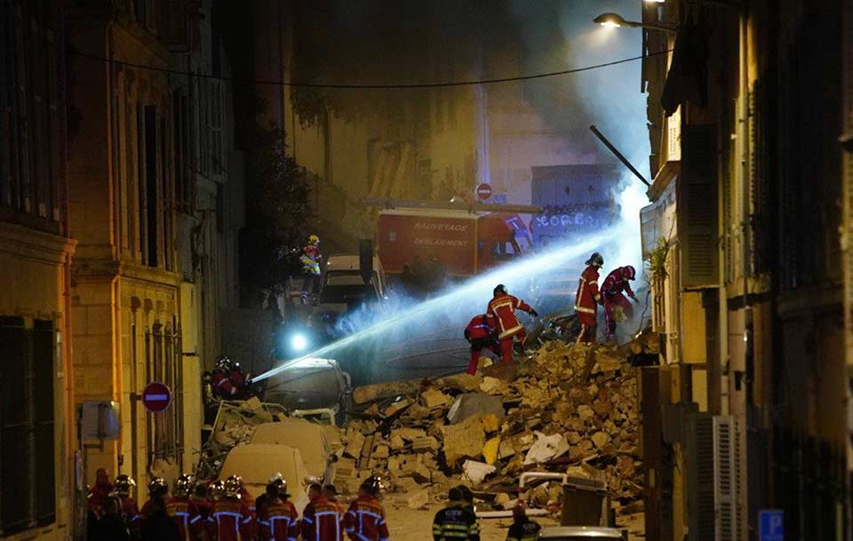 საფრანგეთის ქალაქ მარსელში, საცხოვრებელ კორპუსში აფეთქების შედეგად, სულ მცირე, ექვსი ადამიანი დაშავდა