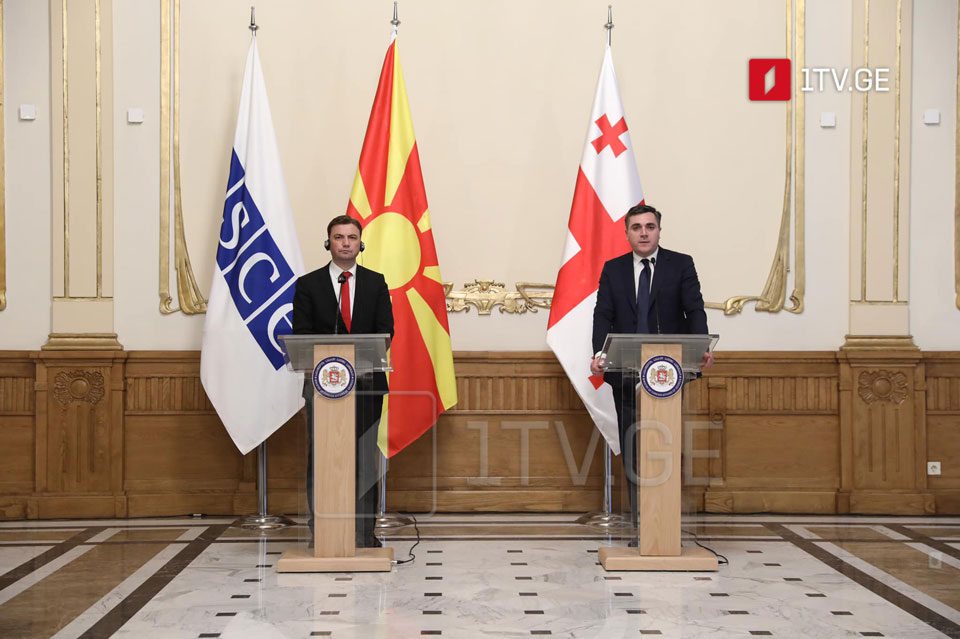 ჩრდილოეთ მაკედონიის საგარეო საქმეთა მინისტრის ვიზიტი