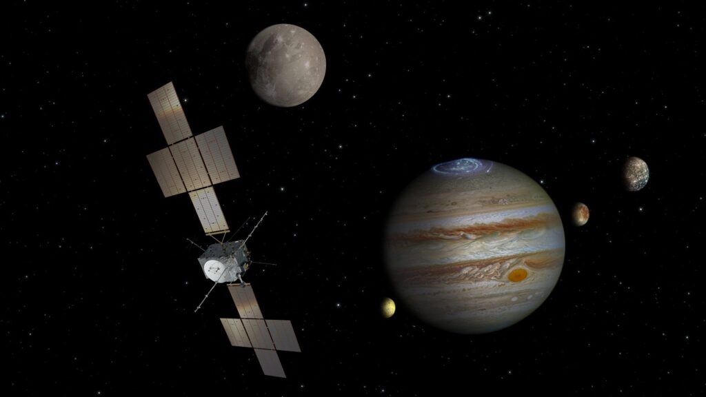 ევროპის კოსმოსურმა სააგენტომ იუპიტერის სისტემაში ისტორიული მისია გაუშვა — #1tvმეცნიერება
