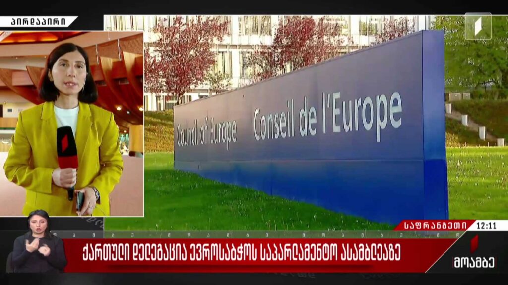 ქართული დელეგაცია ევროსაბჭოს საპარლამენტო ასამბლეაზე