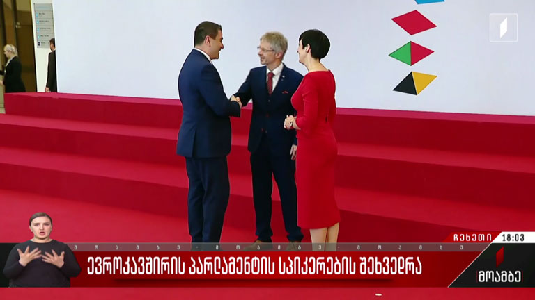 ევროკავშირის პარლამენტის სპიკერების შეხვედრა