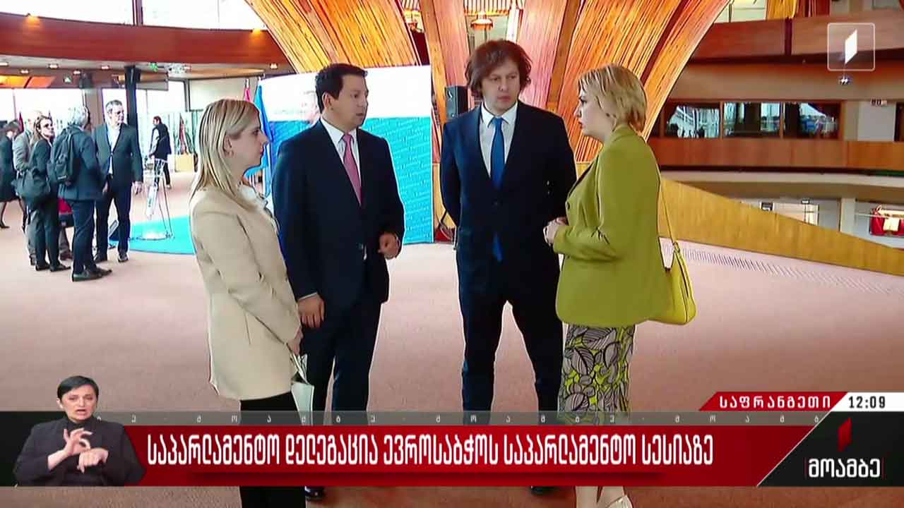 საპარლამენტო დელეგაცია ევროპის საბჭოს საპარლამენტო სესიაზე