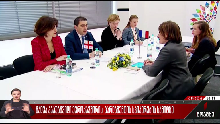 შალვა პაპუაშვილი ევროკავშირის პარლამენტის სპიკერების სამიტზე
